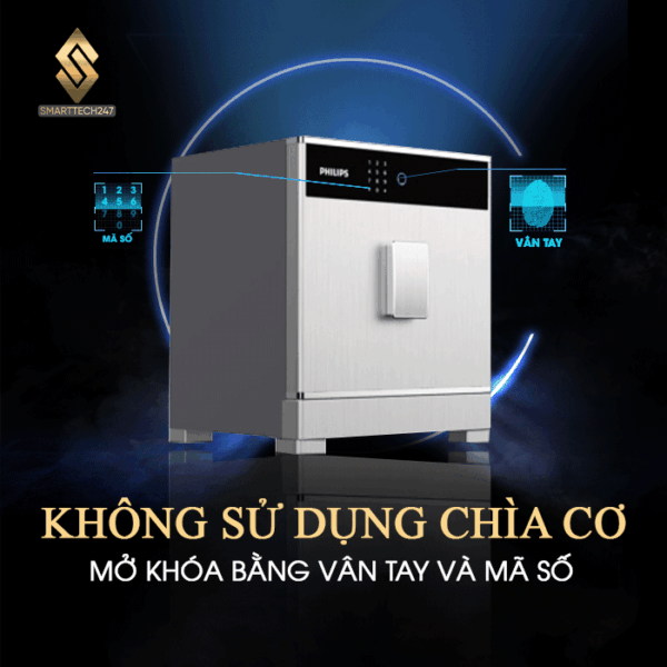 Alternative view of Két sắt vân tay thông minh cao cấp Philips SBX701-4B0 (60kg)