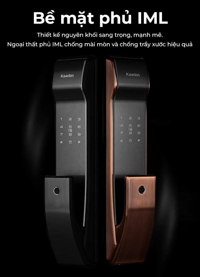Khóa vân tay Kaadas K9-5W tích hợp Wifi & cảm biến mở cửa 19 kaadas k9 5w b8